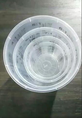 Plastic Paint Mixing and measuring Cup (44 Oz) (Box of 25) Best for measuring liquids in Saudi Arabia