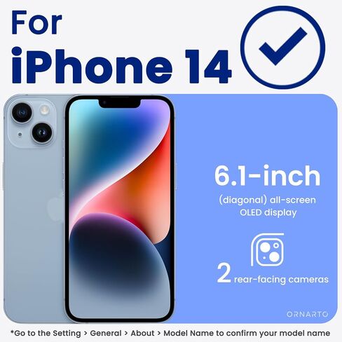 ORNARTO Compatible with iPhone 14 Case 6.1, Slim Liquid Silicone 3 Layers Full Phone Covered Soft Gel Rubber Case Protective Phone Cover 6.1 Inch-Pastel Lilac in Kuwait