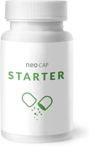 NEO CAP - مكيف المياه لخزان الحوض مع الكربون العضوي - يدعم ظروف المياه الصحية ، ويعزز الوضوح ، وآمن للمياه العذبة والمياه المالحة - الداعم الاستوائي ، 20 كبسولة in Kuwait