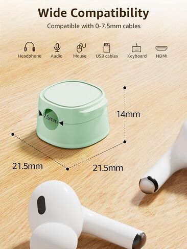 12 Pack Magnetic Cable Clip, [Smooth Adjustable] Phone Cord Holder for Nightstand, Adhesive Magnetic Cord Holder, Under Desk Cable Management Keeper Organizer for Nightstand Wall Car Office in Saudi Arabia