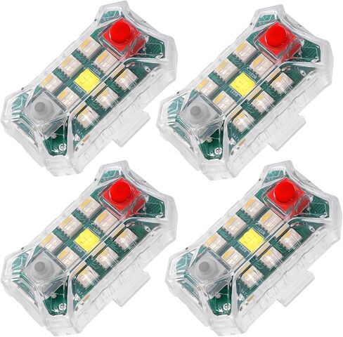 Drone Waterproof Mini Strobe Light, Anti-Collision Light, Rechargeable Drone Lights for Night Flying for DJI Neo/Avata 2/Air 3S/Mini 4 Pro/Mini 4K/Most RC Drone Accessories (4PCS) in Saudi Arabia