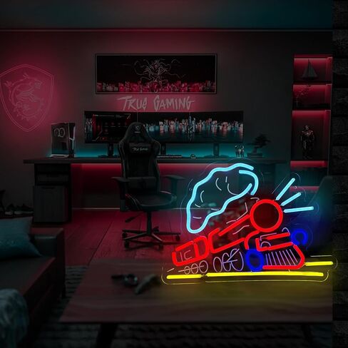 Trains LED Neon Light Sign - Eye - Catching Neon Signs for Wall Decor, Perfect for Kids Room in Saudi Arabia