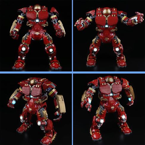مجموعة ضوء LED Vonado متوافقة مع Lego Hulkbuster 76210 ، إضاءة DIY متوافقة مع Hulkbuster LEGO (لا يوجد طراز LEGO ، الضوء فقط) in Kuwait