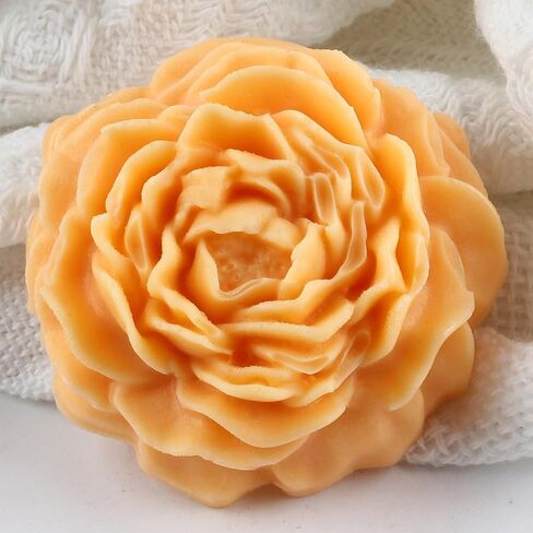 Peony Flower Silicone Mold Peony Candle Molds Peony Flower Mold for Candle Making Aromatherapy Gypsum Candles Candle Home Decoration in Saudi Arabia