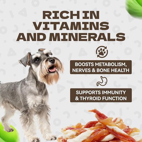 Dog Treats Chicken Wrapped Double Sweet Potato, Real Chicken Jerky Dog Treats High Protein Dog Training Treats Dog Snacks Dog Chews for Small Medium Large Dog 10.54oz in Saudi Arabia