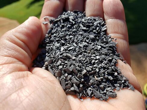 Small World Slate & Stone Aquarium Gravel - Natural Coarse Sand Substrate for Aquascaping Planted, Freshwater and Saltwater Tanks - Gravel Size Approx. 1/32" to 1/8" (6 lbs) in Kuwait