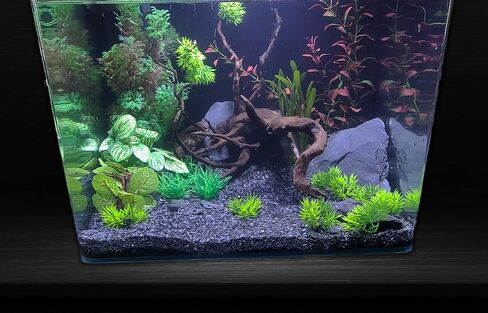 Small World Slate & Stone Aquarium Gravel - Natural Coarse Sand Substrate for Aquascaping Planted, Freshwater and Saltwater Tanks - Gravel Size Approx. 1/32" to 1/8" (6 lbs) in Kuwait
