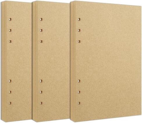 DUROTAN 3-Pack A5 Lined Refills Paper for DND Journal Notebook Dungeons and Dragons/D&D/Planner/Binders/Organizer 6 Hole Punched,Total 300 Sheets/600 Pages in Saudi Arabia