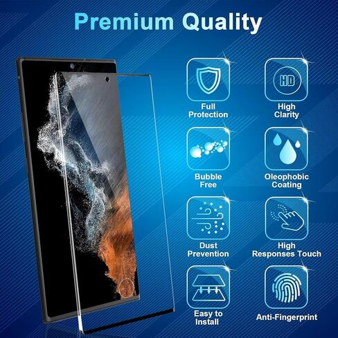 [4+3 Pack Galaxy A15 Screen Protector, 4 Pack Tempered Glass with 3 Pack Camera Lens Protector, High Clarity, Anti-Shatter, Bubble Free for Samsung A15 5G Screen Protector in Saudi Arabia
