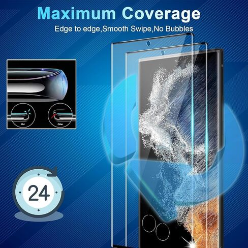 [4+3 Pack Galaxy A15 Screen Protector, 4 Pack Tempered Glass with 3 Pack Camera Lens Protector, High Clarity, Anti-Shatter, Bubble Free for Samsung A15 5G Screen Protector in Saudi Arabia