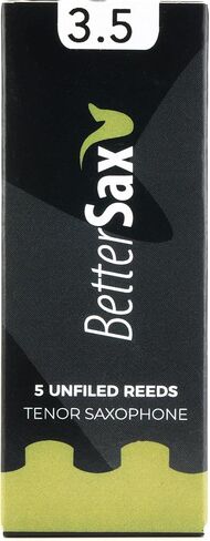 BetterSax Tenor Saxophone Jazz Cut Reeds (Strength 3.0, 5-Pack) - Perfect for Jazz Enthusiasts, Music Classes, and Band Performances in Saudi Arabia