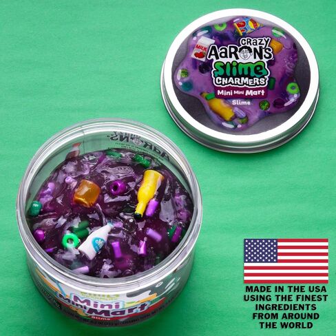 Crazy Aaron's Slime Charmers® - Dumpster Dive - Light Green Water Slime, Sensory Toys for Kids - Creative and Endless Fun, Stress Relief Therapy, Gifts for Girls and Boys - Made in USA in Saudi Arabia