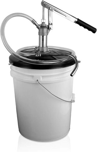 TERA PUMP TRPAIL-M - Telescopic Electric Operated Pail Pump - 5 Gallon Buckets Pail Attachment Pump with Flow Meter For [ Kerosene Gasoline Engine Oil Diesel DEF Hydraulic Oil Water Etc ] in Saudi Arabia
