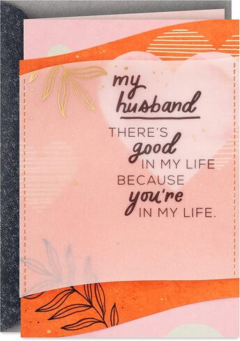 Hallmark Mahogany Valentines Day Card for Husband or Boyfriend (How Blessed I Am) in Saudi Arabia