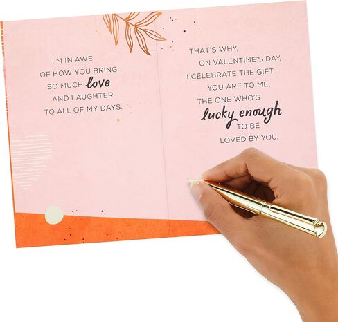 Hallmark Mahogany Valentines Day Card for Husband or Boyfriend (How Blessed I Am) in Saudi Arabia