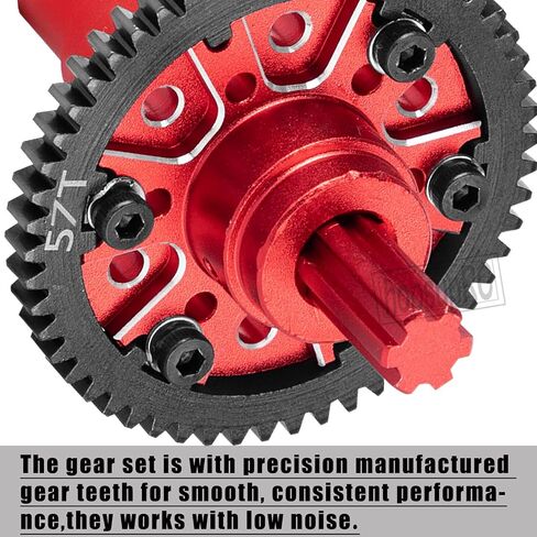 57T #45 Steel Upgrades Diff Gear Slipper Clutch for 1/8 Typhon 223S 4X4 RTR V4,1/10 Kraton/Outcast 4S 4X4 RTR V2,Senton/Vorteks 223S 4X4 RTR V4,Spur Gear Slipper w/20T 21T Pinions,Titanium in Saudi Arabia