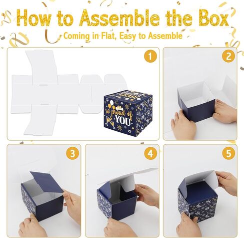 Konsait Pink Graduation Money Holders, 2025 Graduation Gift Money Holders for All Age Graduates, DIY Money Roll Surprise Graduation Money Box, Graduation Box for Cash Gifts, Graduation Gifts Ideas in Saudi Arabia