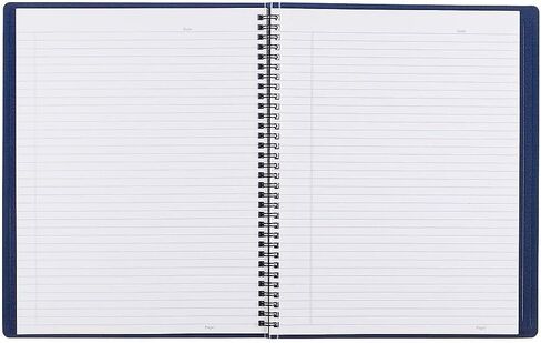 Blueline Duraflex Poly Notebook, Black, 11 x 8.5 inches, 160 Pages (B41.81) in Saudi Arabia