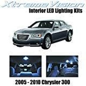 XtremeVision Interior LED for Chrysler 300 / 300C 2005-2010 (7 Pieces) Cool White Interior LED Kit + Installation Tool