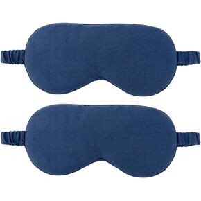 Sleep Mask Pack of 2，Eye Mask - Sleep Protective Eye Mask，Lightweight and Comfortable Elastic Eye Mask for Nighttime Sleeping, Shade for Traveling（Light Pink，Army Green）