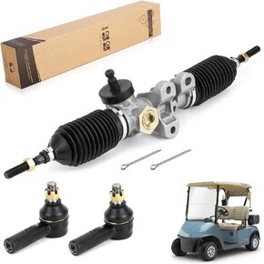 Golf Cart Steering Assembly for EZGO RXV Electric Gas 2008 & Up, Steering Rack Gearbox Assembly Golf Cart Parts 601500 618329