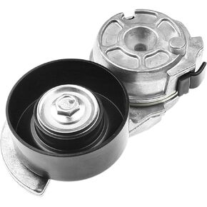 A-Premium Belt Tensioner Assembly with Pulley Compatible with Mercury Ford Mustang Crown Victoria Town Car Grand Marquis & Lincoln Town Car & Mercury Marauder Grand Marquis, Replace# 2W7Z6B209AA
