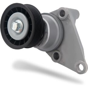 Drive Belt Tensioner 38158 Assembly with Pulley for Chevy Silverado/Tahoe/Trailblazer/Avalanche,for GMC Sierra/Yukon, for Cadillac Escalade,for Buick Rainier,Replaces 38158, 88929140