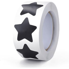 Blue Star Stickers Roll 1 Inch Self-Adhesive Stars Labels Waterproof Removable for Children Teacher Business 500 PCS