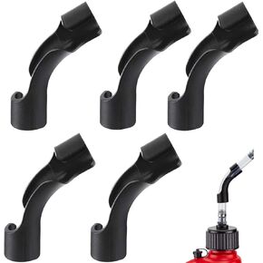Hose Bender for Racing Fuel Jug Utility Container with Perfect Angle Makes Filling Much Easier, Compatible with VP, Sportsman , black