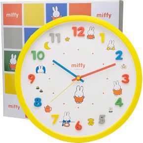 T'S Factory 2926223 Pocket Monster Eevee Friends Wall Clock, Beige, Analog, Quiet, Continuous Second Hand