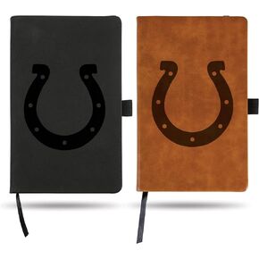 Rico Industries NFL Football (2) Faux Leather Journal/ 8.25" x 5.25"