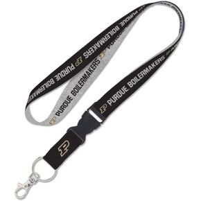Purdue Boilermakers HEATHER Lanyard w/detachable buckle 1"