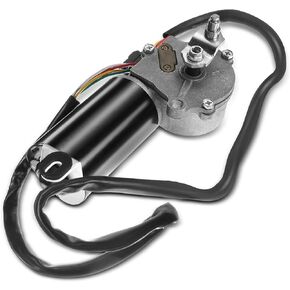 A-Premium Windshield Wiper Motor Compatible with Jeep Vehicles - CJ5 1983, CJ7 1983-1986, 2.5L 4.2L, Sport Utility, 4 Pins - Front Side, Replace# 5763696, 849100-0160