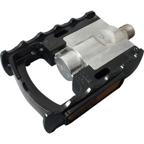 MKS (Mikashima) FD-7 Pedals, Made in Japan, Folding Pedals, Left and Right Set, Silver