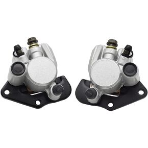 Front Left Right Brake Calipers & Pads for Kawasaki Prairie 360 KVF360 Prairie 300 KVF300 Prairie 400 KVF400,OEM# 43080-5135 43080-5136