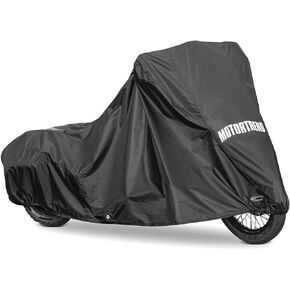Motor Trend SportsFlex All Weather Waterproof Motorcycle Cover Breathable Durable Protection XL: 97" x 41" x 50"
