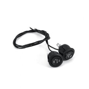 Seat Switch, Aramox 2X Car Seat Heater Switch Universal 3 Pin Round Heated Rocker Hi Low Off Control Plastic & Metal Black