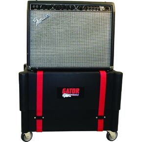 Gator Cases Molded Plastic Guitar Amp Transporter, and Stand, with Caster Wheels; Fits 2x12 Combo Amps (G-ROTO-212)