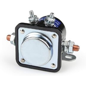 MaySpare Starter Solenoid Relay Sw-3 Fit Ford Jeep Lincoln Mercury 4 Terminal Hot Rod Starter Solenoid Relay Heavy Duty 12V