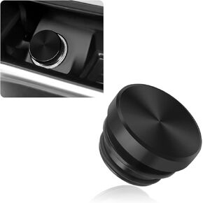 Car Cigarette Lighter Cover,Dustproof Cigarette Lighter Plug Cover with Rubber O Rings for Car Decorations & Protections,Universal Cigarette Lighter Cap for Car SUV Truck Marine (Black)