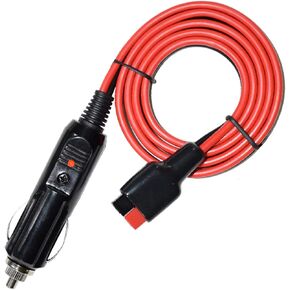 15A Car Cigarette Lighter Plug 3.3ft/1m Extension Cable14AWG Battery Charger Adapter 45A Connector Compatible with Anderson Powerpole