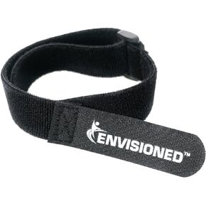 Velour Cinch Straps 2" x 30" - 6 Pack, Soft Touch Microfiber Reusable Hook and Loop