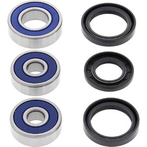 All Balls Racing Rear Wheel Bearing Kit 25-1095 Compatible with/Replacement for Yamaha MX100 1979-1983, PW80 1983-2006, RS100 1975-1976, RT100 1990-2000, TTR90 2000-2008