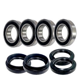 Front Wheel Bearings and Seals Kit Compatible with Hisun UTV400 700 500 Maaaimo Bennche Coleman Supermach