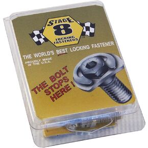 Stage 8 (8900B) 8mm x 30mm Locking Header Bolt Kit for Chevy LS1/LS2/LS6 Engine