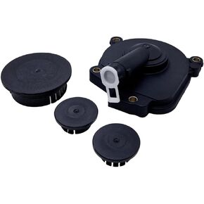 PCV Valves Crankcase Breather Oil Separator Cover and Camshaft Expansion Plug 2720100631 Compatible with ML350 GL450 GLK350