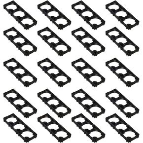 Fielect 15Pcs 26650 Lithium Cell Spacer Double Battery Holder Bracket Battery Pack Bracket for DIY Fixed Battery