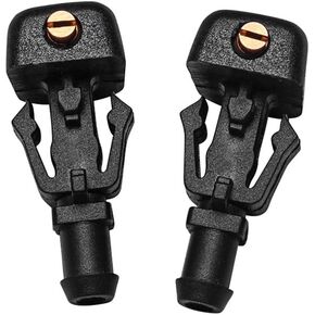 3W7Z17603AA for GM FORD 04-14 F150 TRUCK, 09-17 Flex SUV Direct Replacement Adjustable Single Hole Windshield Wiper Washer Water Spray Jet Nozzle Pack of 2