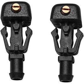 ZHParty 2 Pcs Front Windshield Washer Nozzle Wiper Spray Jet Replace for 2004-2013 Ford F150, 2009-2013 Ford Flex, 03-11 Ford Crown Victoria, Mercury Grand Marquis - Replaces OEM # 3W7Z-17603-AA