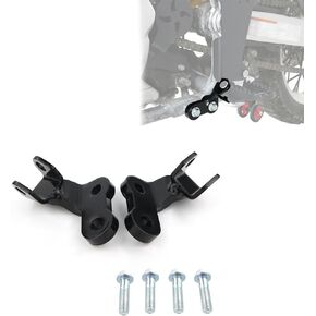 Xitomer Rearward Foot peg Lowering Kit Fit for DR650 1996-2016 2017 2018 2019 DR650 2020 2021 2022 2023 DR650, Motorcycle Foot Peg Lowering Plates Rearward